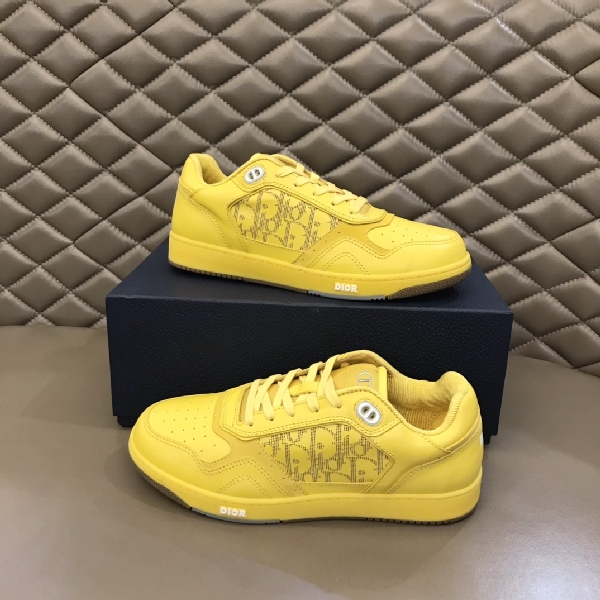 Replica Dior Sneaker B27 in Yellow