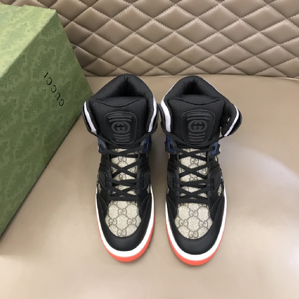 Replica Gucci couples high Basket shoes