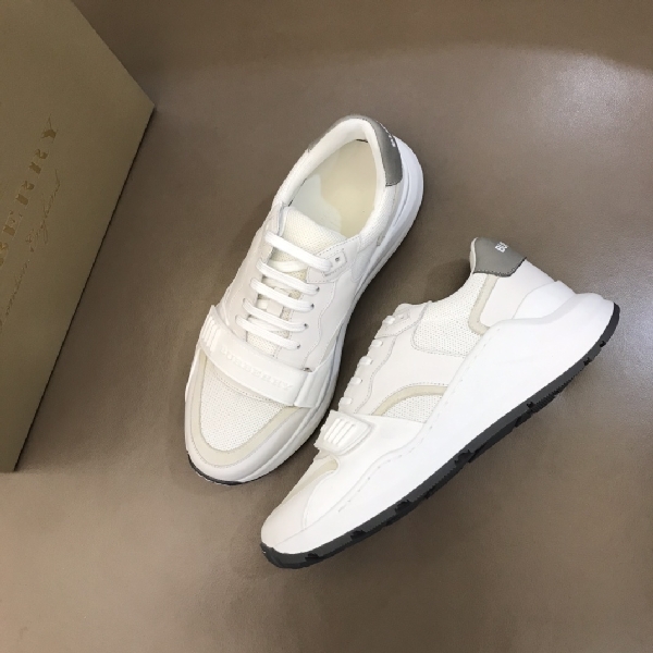 Replica BurBerry Sneaker Vintage Check Cotton in White