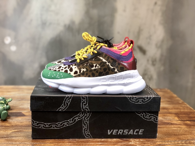 Replica Versace Sneaker Chain Reaction in Rainbow