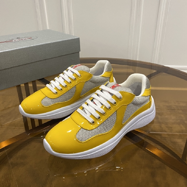 Replica Prada Sneaker America's Cup in Yellow