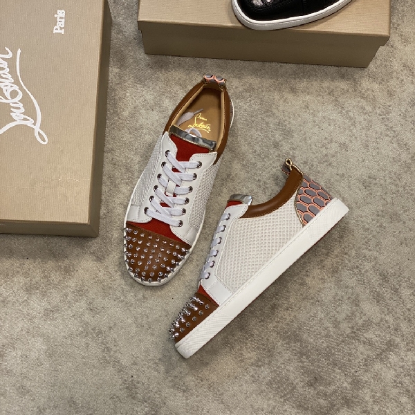 Replica Christian Louboutin Sneaker Spikes Orlato Flat