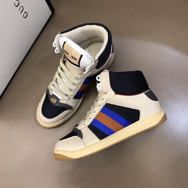 Replica Gucci Sneaker Screener High in Cream