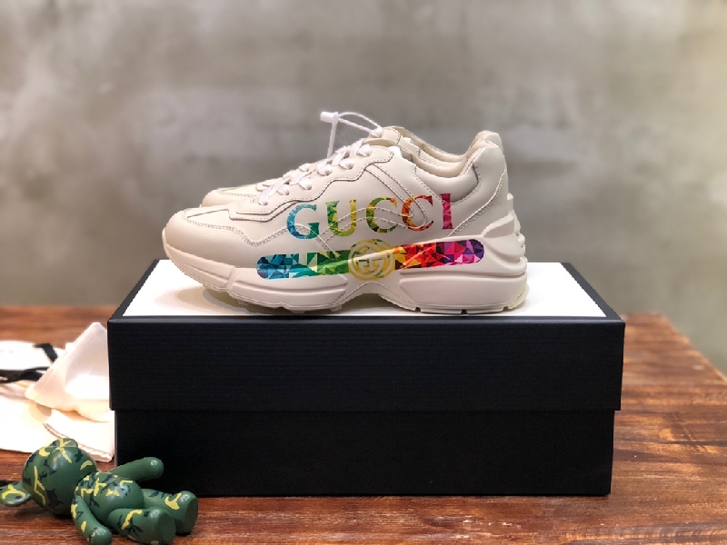 Replica Gucci Sneaker Rhyton Vintage in White