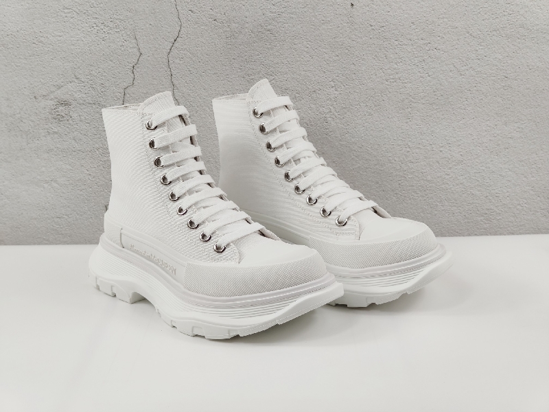 Replica MCQ Sneaker Tread Slick Boot in White