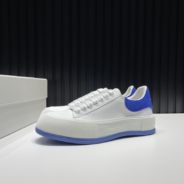 Replica Alexander McQueen Sneaker Deck Plimsoll in Blue