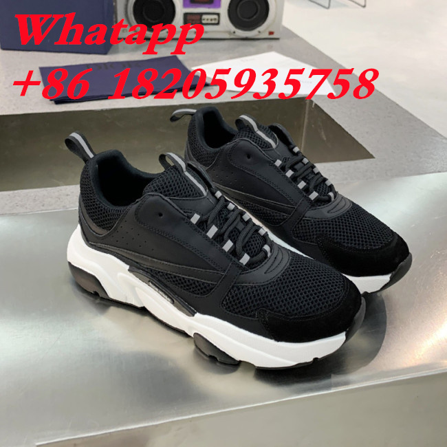 Dior Womens Shoes Sneakers Luxury Brand B22 Sneakers with Original Box Unisex Design Whatapp