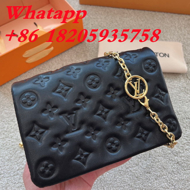 Louis Vuitton Womens Bags Messenger Shoulder Bags Luxury Brand POCHETTE COUSSIN with Original Box M80742 Whatapp