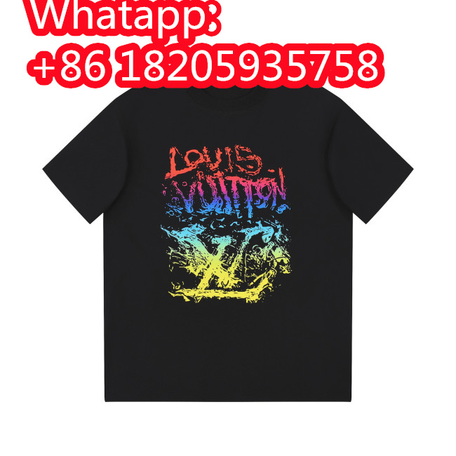 Louis Vuitton Luxury Brand Men Womens Short Sleeve T-Shirt Whatapp