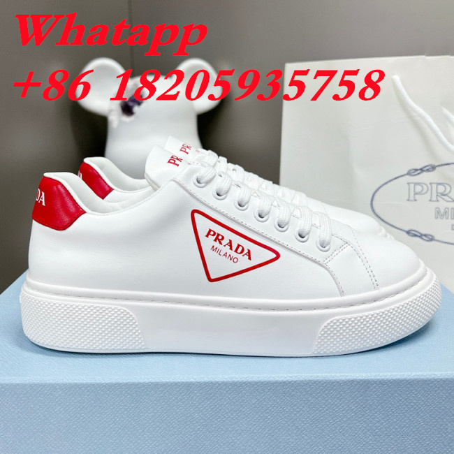 Prada Womens Shoes Casual Luxury Brand Breathable Prada sneakers with Original Box Whatapp