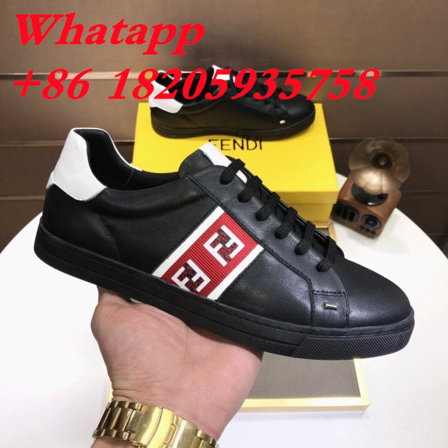 Fendi Mens Shoes Fashion Sneakers Luxury Brand Casual Shoes for Men with Original Box Whatapp