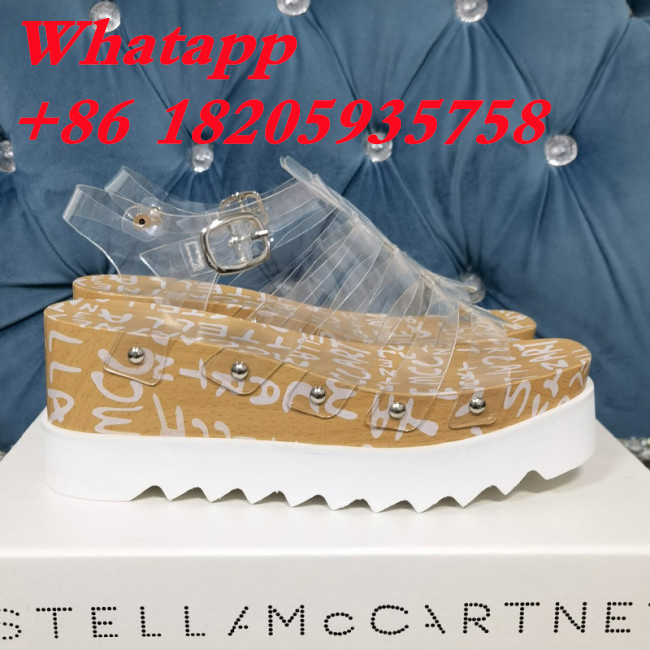 Stella Mccartney Womens Shoes Fashion Type with 7.5cm Heel Casual Shoes Luxury Brand with Original Box Whatapp