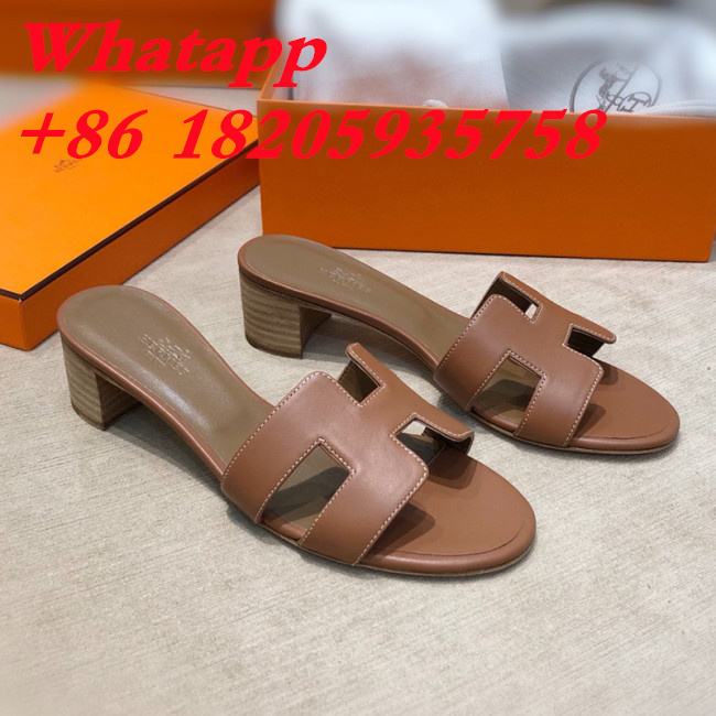 Hermes Womens Shoes Oasis Slippers Sandals Casual Fashion Sandals Luxury Brand with Original Box Whatapp