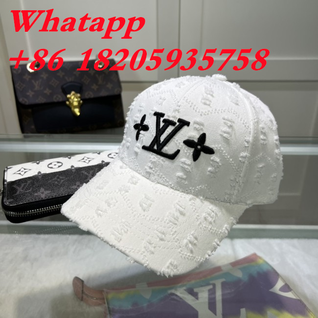 Louis Vuitton Womens Mens Cap Baseball Hat Luxury Brand with Original Box