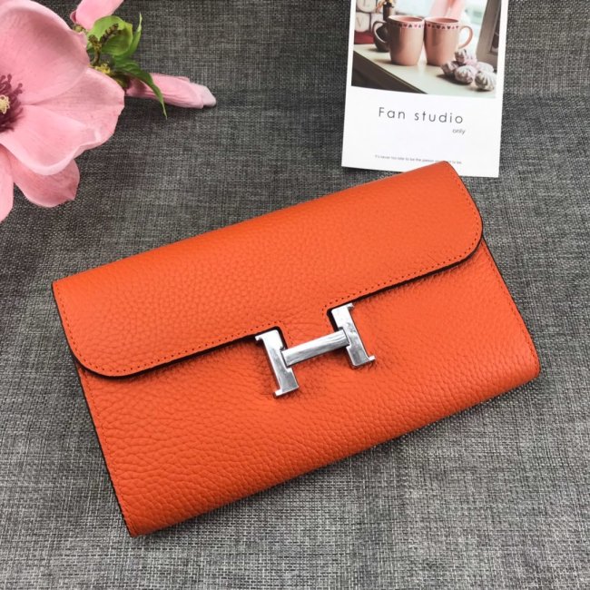 Hermes Womens Mens Wallets Purse Card Holder Leather Long Design Coin Bag with Original Box Whatapp