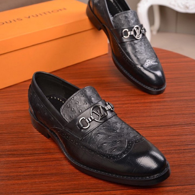 Louis Vuitton Men Shoes Business Luxury Brand LV Dress Shoes with Original Box Whatapp