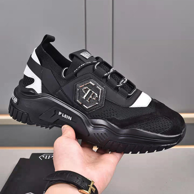 Philipp Plein Men Shoes Sneakers Low Top Sneaker Fashion Design Luxury Brand Trainer Predator TM with Original Box Whatapp