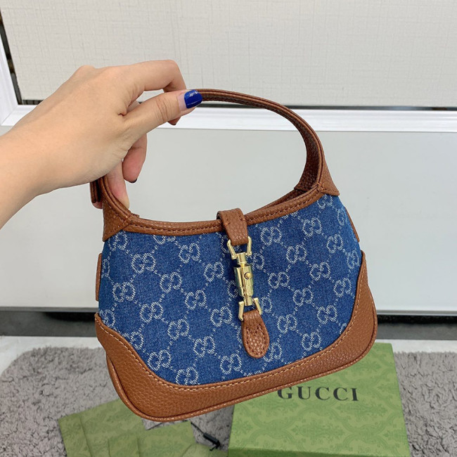 Gucci Womens Bags Handbags Shoulder Messenger Bags Luxury Brand GG Jackie 1961 mini shoulder bag 637092 2KQGG 8375 with Original Box Whatapp