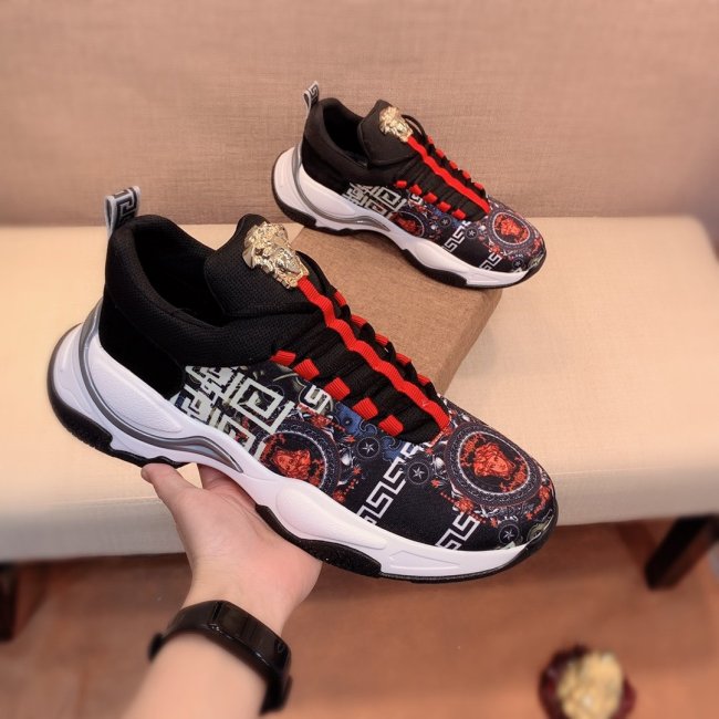 Versace Men Shoes Sneakers Fashion Design Luxury Brand Whatapp