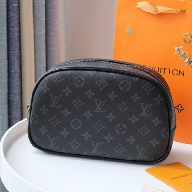 Louis Vuitton Womens Bags Clutch Leather Luxury Brand TOILETRY BAG 25 Monogram Canvas with Original Box Whatapp