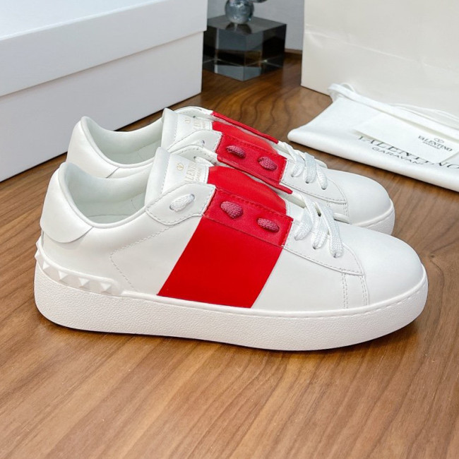 Valentino Men Shoes Fashion Design Luxury Brand OPEN SNEAKER WITH VLTN PRINT with Original Box WY0S0830BLUA01 Whatapp