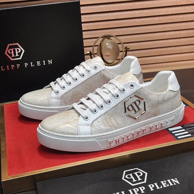 Philipp Plein Men Shoes Sneakers Low Top Sneaker Fashion Design Luxury Brand with Original Box Whatapp