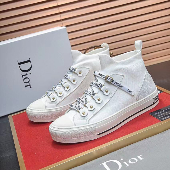 Dior Womens Shoes Sneakers Luxury WALK'N'DIOR SNEAKER White Technical Mesh KCK231TLC_S10W Whatapp