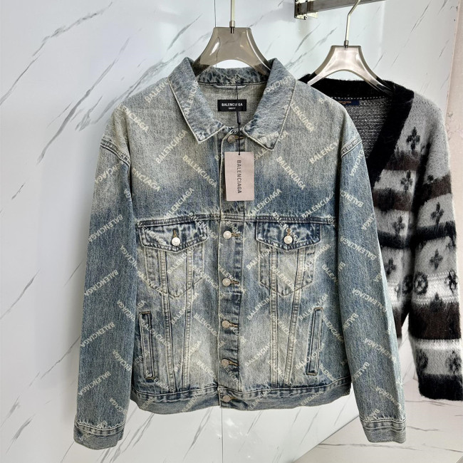 Balenciaga Men Womens Jackets Denim Luxury Brand Mens Jackets Top Quality Whatapp