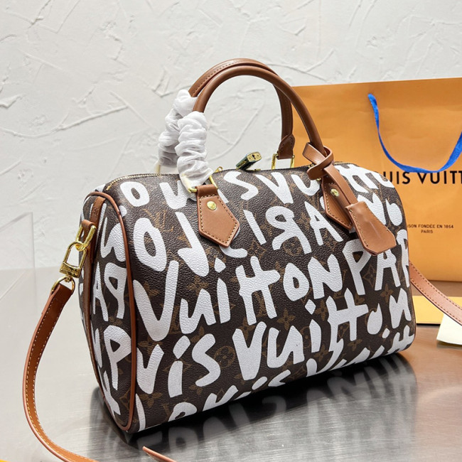 Louis Vuitton Womens Bags Luxury Brand Fashion Type Louis Vuitton SPEEDY BANDOULIÈRE 30 with Original Box M46268 Whatapp