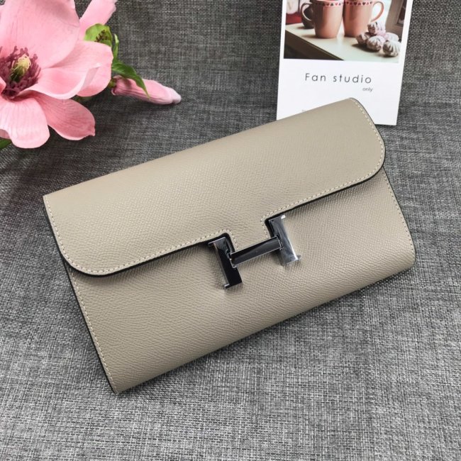 Hermes Womens Mens Wallets Purse Card Holder Leather Long Design Coin Bag with Original Box Whatapp