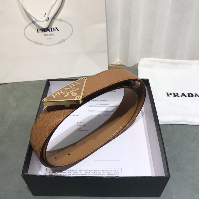 Prada Womens Belt Luxury Brand Fashion Women Belts with Original Box Saffiano Leather Belt 1CC369_053_F098L Whatapp