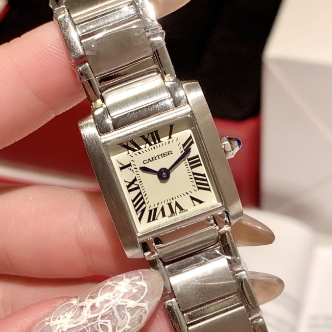 Cartier Womens Watch Luxury Brand Design Fashion Type Tank Series Watches with Original Box Whatapp