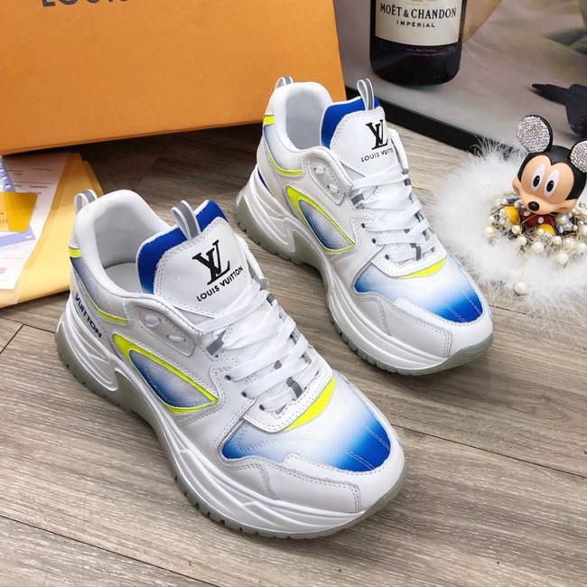 Louis Vuitton Men Shoes Fashion Sneakers Luxury Brand Mens Run Away Pulse Sneaker Casual Shoes with Original Box Whatapp