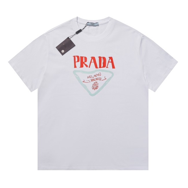 Prada Luxury Brand Men Womens Short Sleeve T-Shirt Whatapp