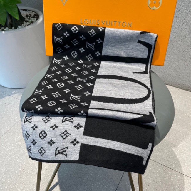 Louis Vuitton Scarves Men Womens Fashion Scarf with Original Box Whatapp