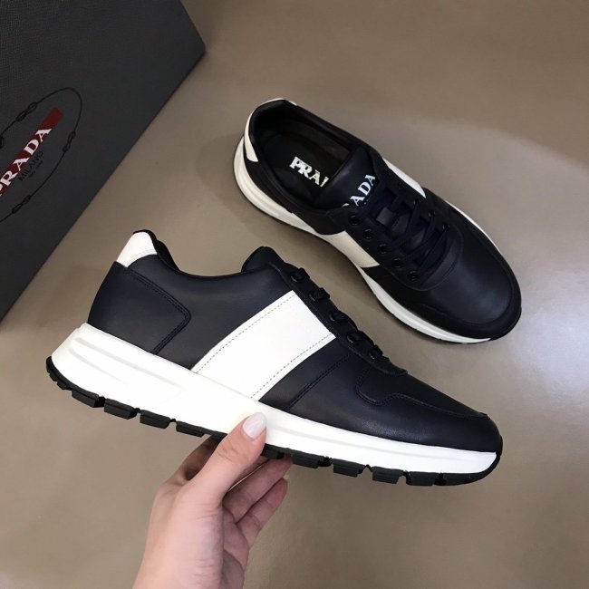 Prada Mens Shoes Sneakers Casual Shoes for Men Luxury Brand Breathable Fashion Sneakers with Original Box Whatapp