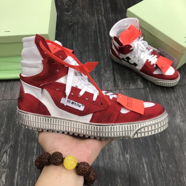 Off-White Men Womens Shoes High Top Sneakers Luxury Brand Whatapp