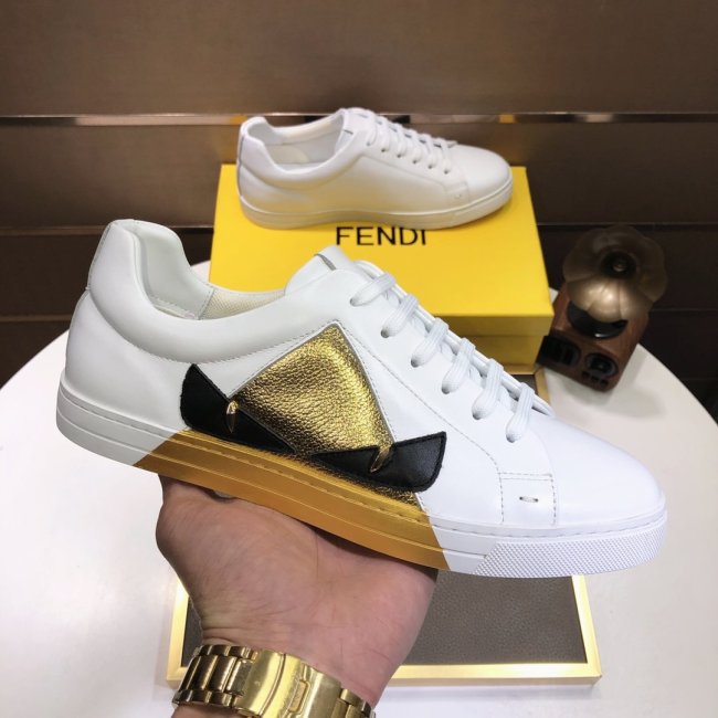 Fendi Mens Shoes Fashion Sneakers Luxury Brand Casual Shoes for Men with Original Box Whatapp