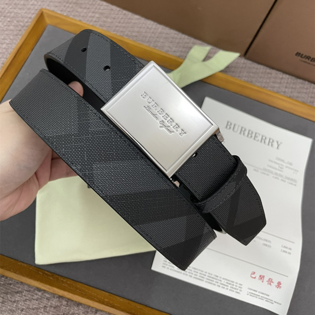 Burberry Mens Belt Luxury Brand Design Fashion Type with Original Box Whatapp