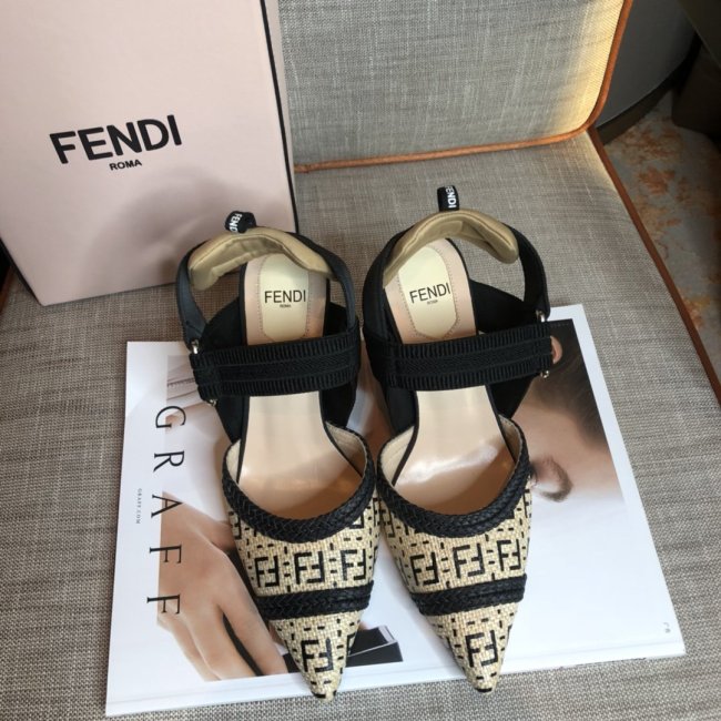 Fendi Womens Shoes Pump SLINGBACKS Whatapp