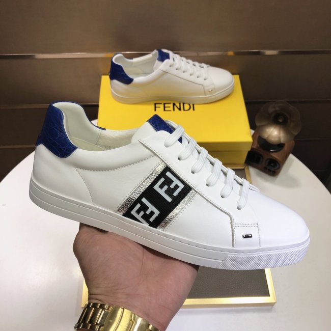 Fendi Mens Shoes Fashion Sneakers Luxury Brand Casual Shoes for Men with Original Box Whatapp