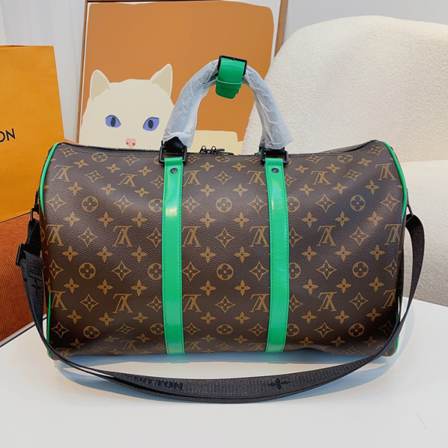 Louis Vuitton Womens and Mens Unisex Bags Luxury Brand LV Keepall Bandoulière 45 Fashion Design Travel Bag Whatapp