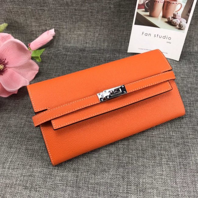 Hermes Womens Mens Wallets Purse Kelly Bag Clutch Leather Design Coin Bag with Original Box Whatapp