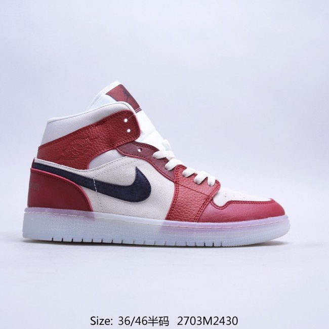 Air Jordan 1 Mid AJ1 Mens Womens Shoes Sneakers with Original Box 2703M2430 Whatapp