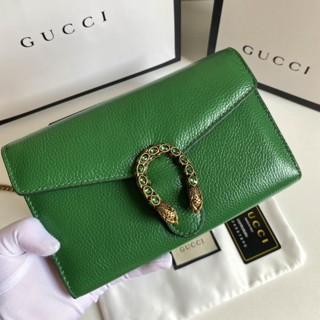 Gucci Womens Bags Crossbody Shoulder Messenger Bags Luxury Brand Dionysus GG Supreme chain wallet