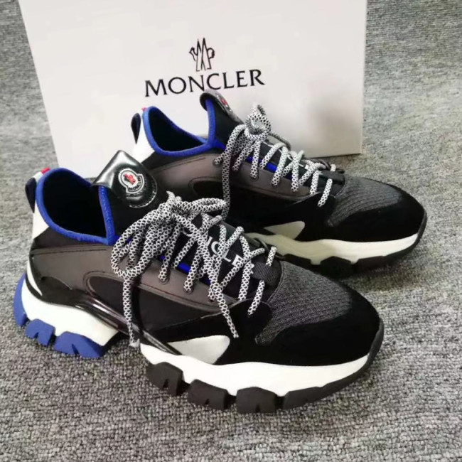 Moncler Men Shoes Sneakers Fashion Designers Luxury Brand Sports Shoes for Men Breathable with Original box Whatapp