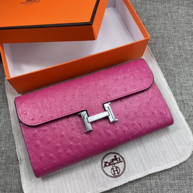 Hermes Womens Mens Wallets Purse Constance Clutch Leather Design Coin Bag with Original Box Whatapp