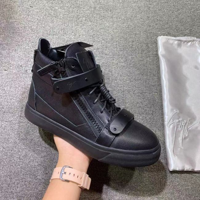 Giuseppe Zanotti Mens Shoes Luxury Brand High Top Sneakers Coby Whatapp