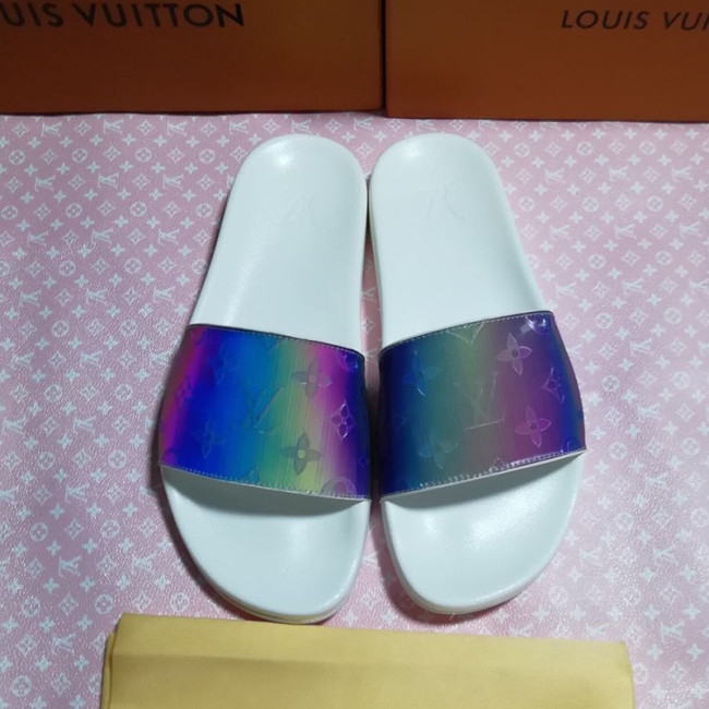 Louis Vuitton Womens Mens Shoes Slippers Sandals Flip Flop Luxury Brand WATERFRONT MULE with Original Box Whatapp