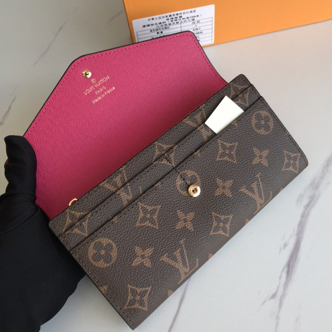 Louis Vuitton Mens Womens Wallets Purse Luxury Brand Designer Zippy WALLET with Original Box M60531 Whatapp